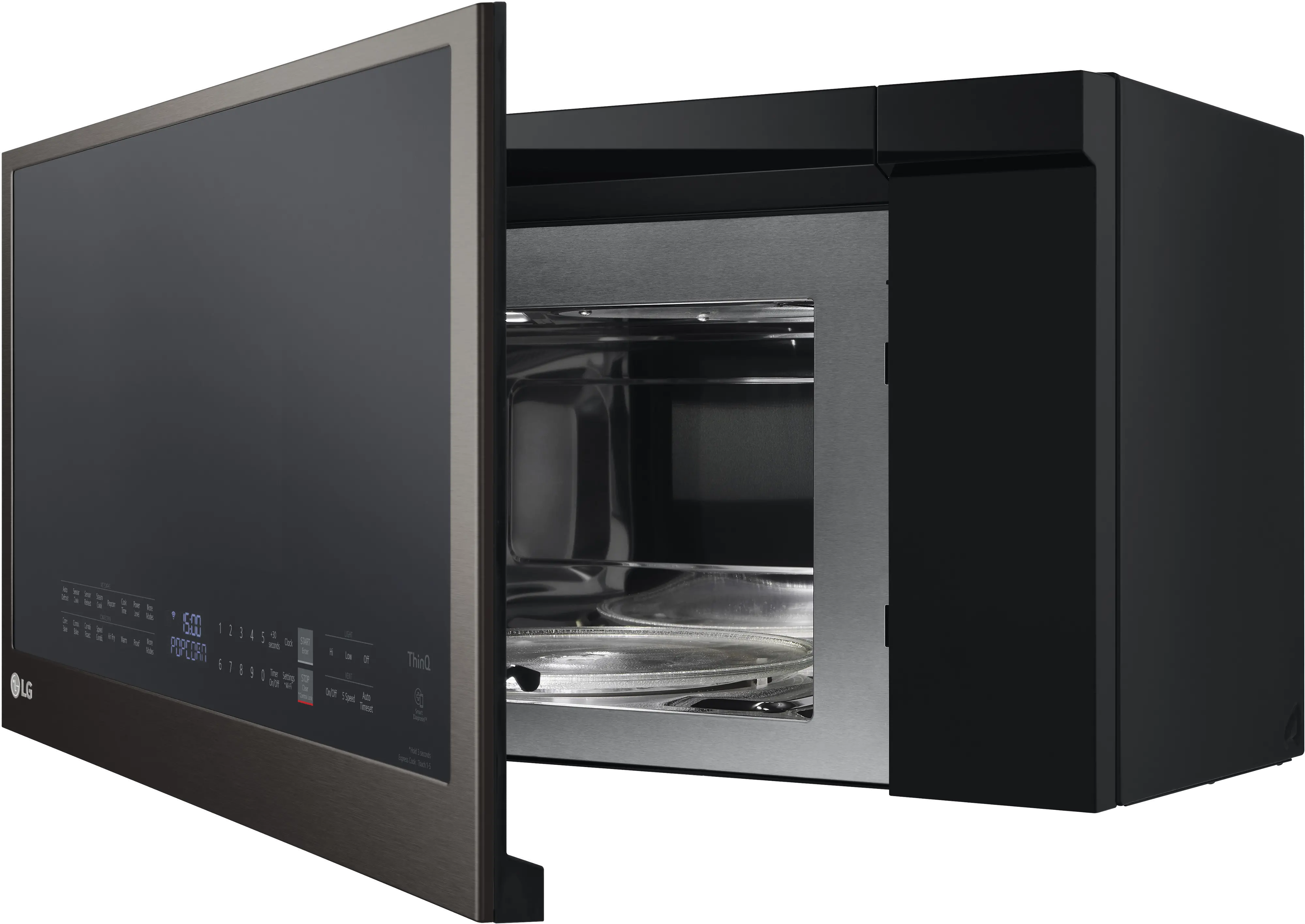 MHEC1737D LG 1.7 cu ft Over the Range Microwave - Black Stainless Steel-3
