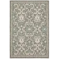 92311-E422/8X10 Mohawk Outdoor Home 8 x 10 Oushak Platinum Aqua Indoor-Outdoor Rug