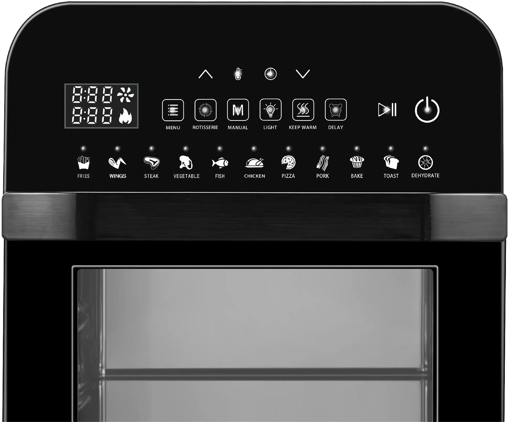 GoWise Air Fryer Ultra with Rotisserie - Black-3