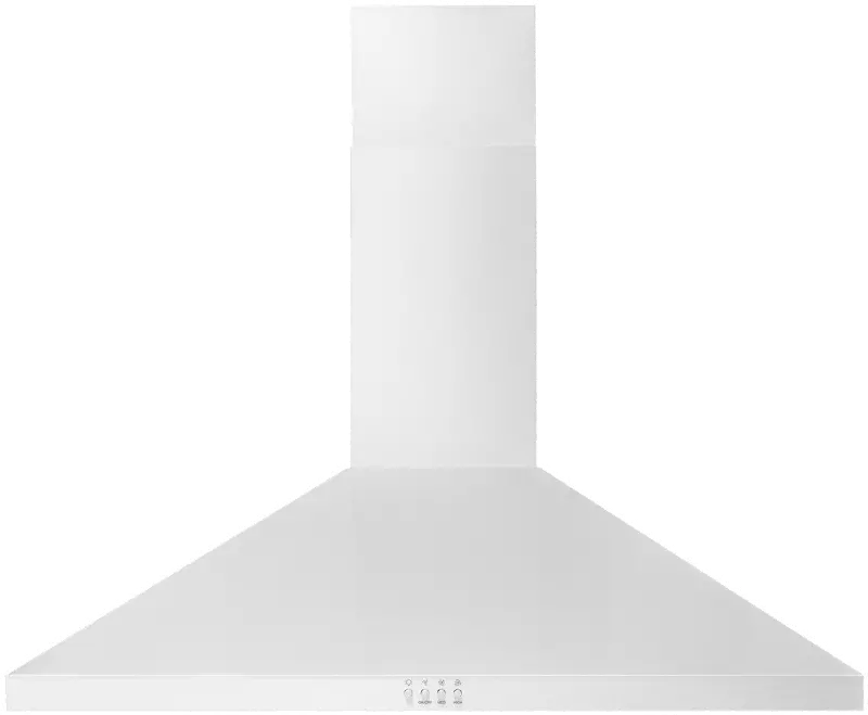 Whirlpool 36 Inch Wall Mount Chimney Hood - Stainless Steel