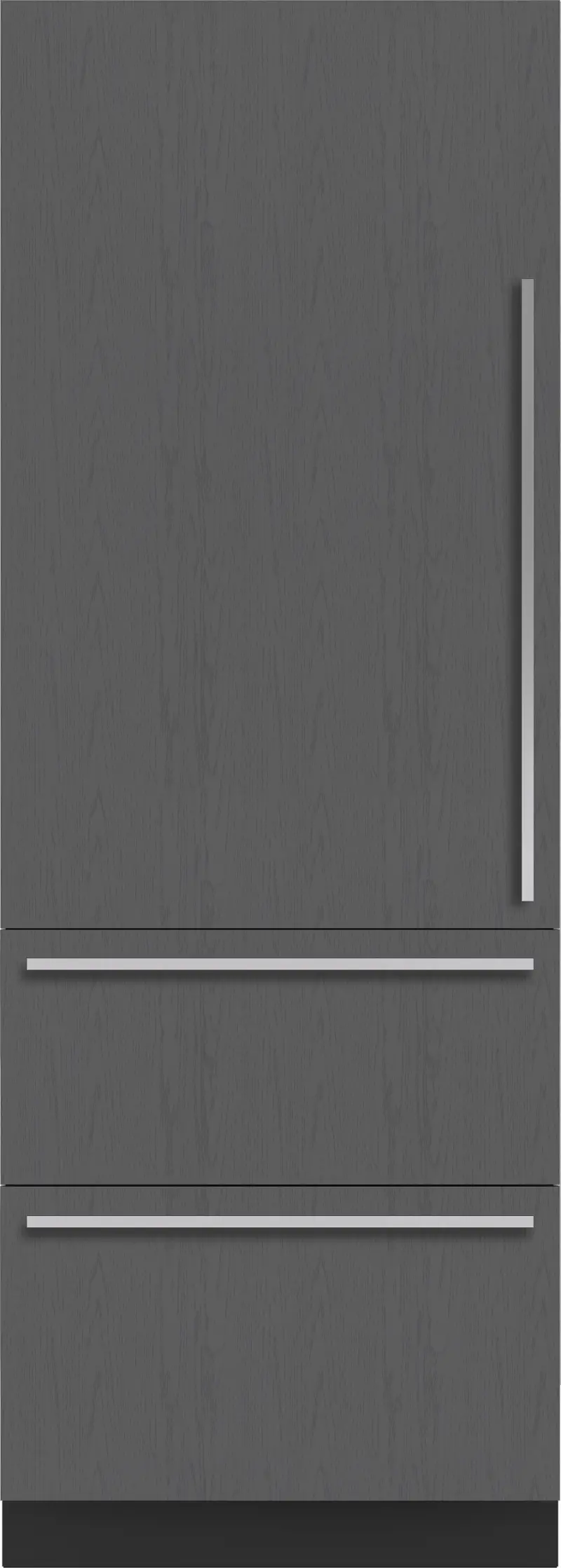 SubZero 15.6 Cu Ft Designer Over-and-Under Refrigerator/Freezer - Panel Ready