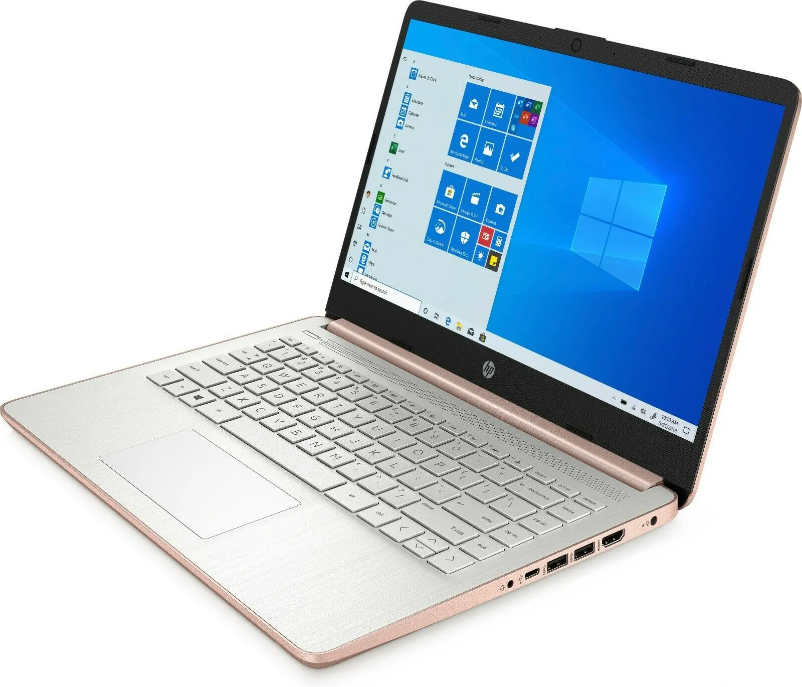 HP 14-DQ0030NR HP 14-dq0030nr Pale Rose Gold 14  Laptop-2