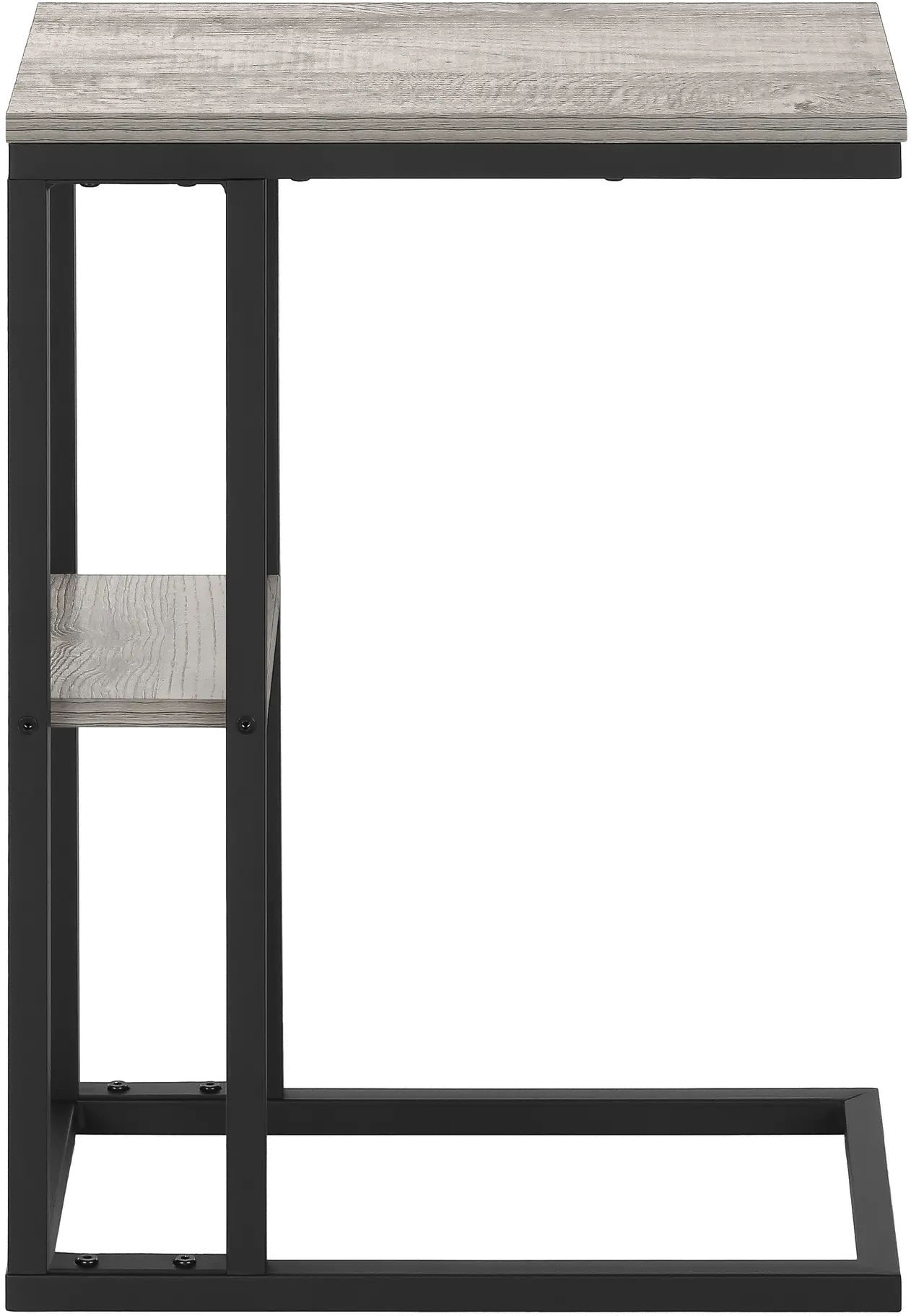Monarch Gray Rustic Side Table-4