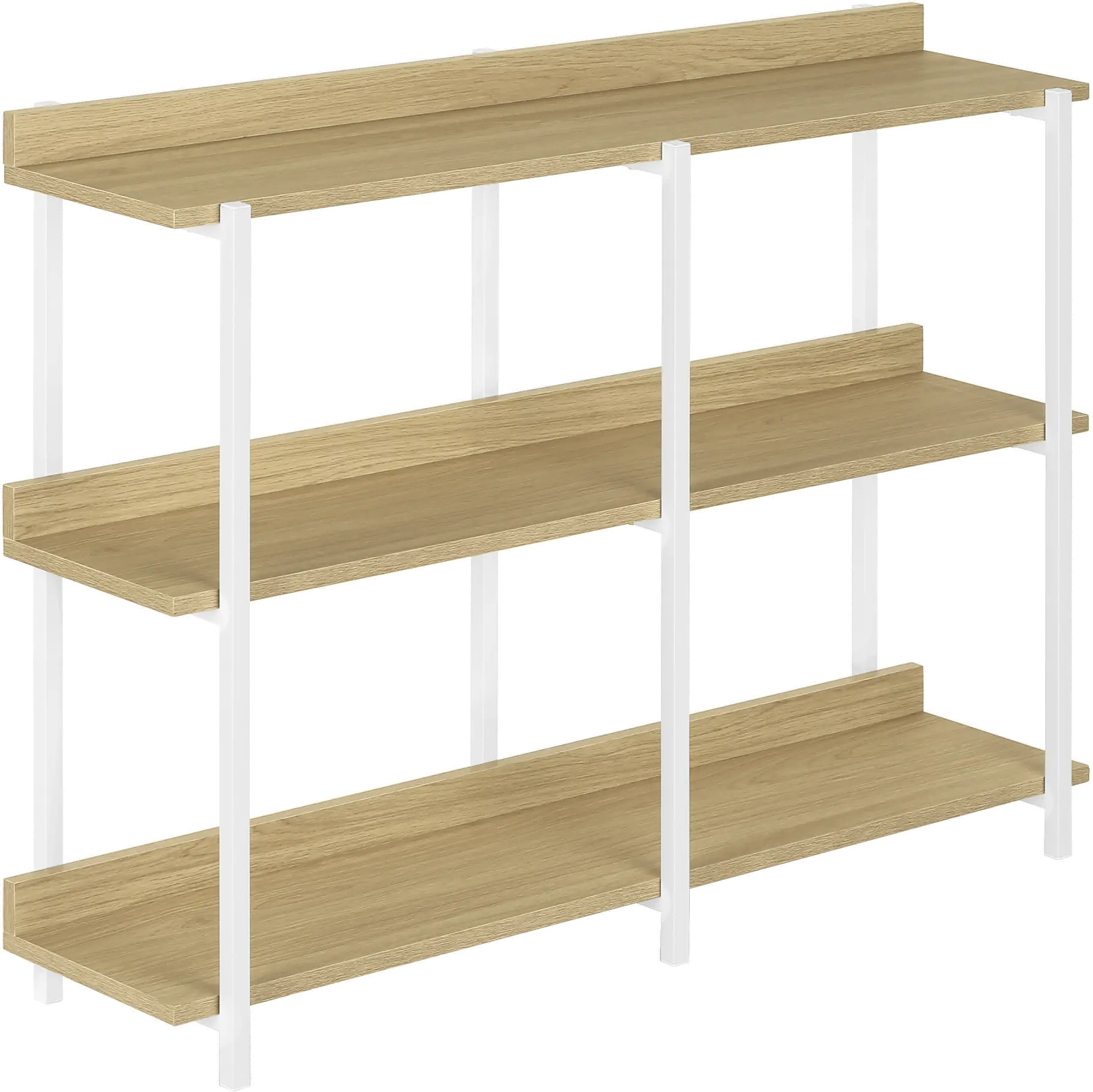Cameron Light Brown  3-Tier Console Table-3