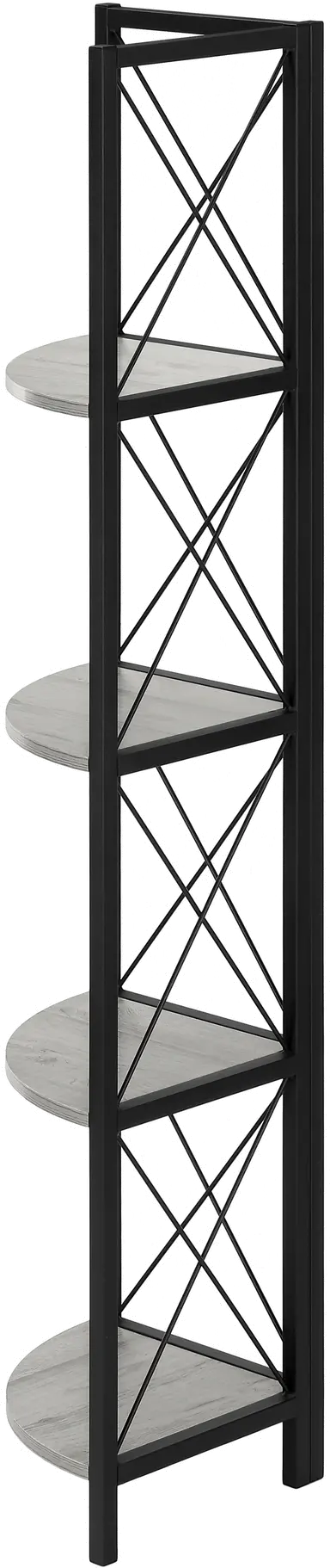 Jaden Gray 4-Tier Corner Bookcase-3