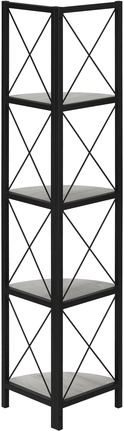 Jaden Gray 4-Tier Corner Bookcase-4