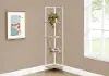 Jaden White 4-Tier Corner Bookcase
