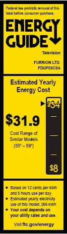 FDUP55CSA Furrion Aurora 55  Partial Sun Smart 4K UHD LED Outdoor TV-7