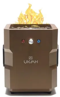 Ukiah Bronze Tailgater II Portable Firepit-1
