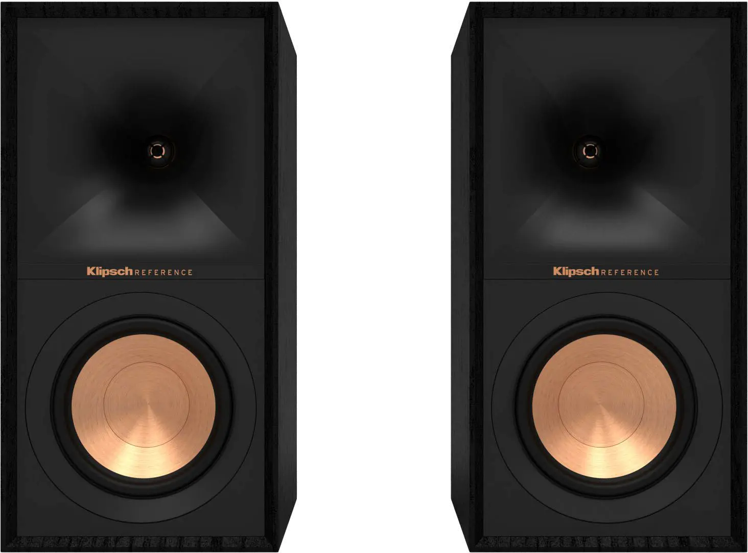 R-40M/BOOKSHELF/PR/B Klipsch - Reference Series 5-1/4  Passive 2-Way Bookshelf Speakers (Pair) - Black-1