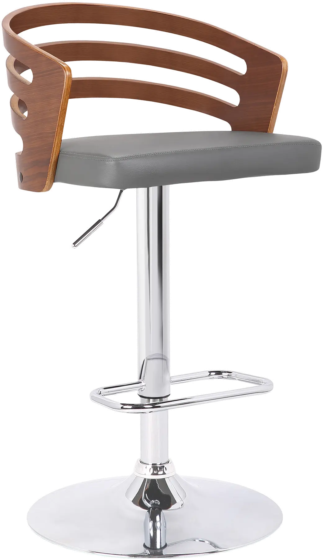 LCADSWBAGRWA Adele Gray Adjustable Bar Stool-1