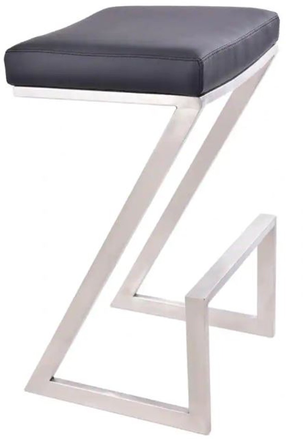 Atlantis Black Backless Counter Height Stool