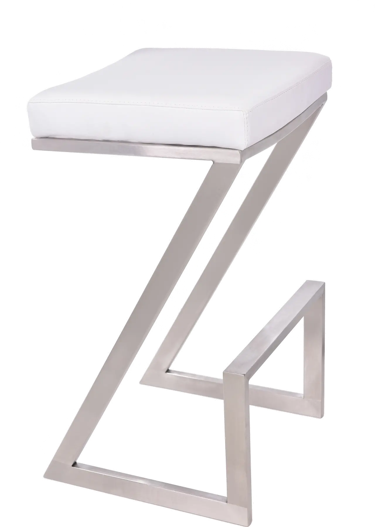 LCAT26BAWH Atlantis White Counter Height Stool-1