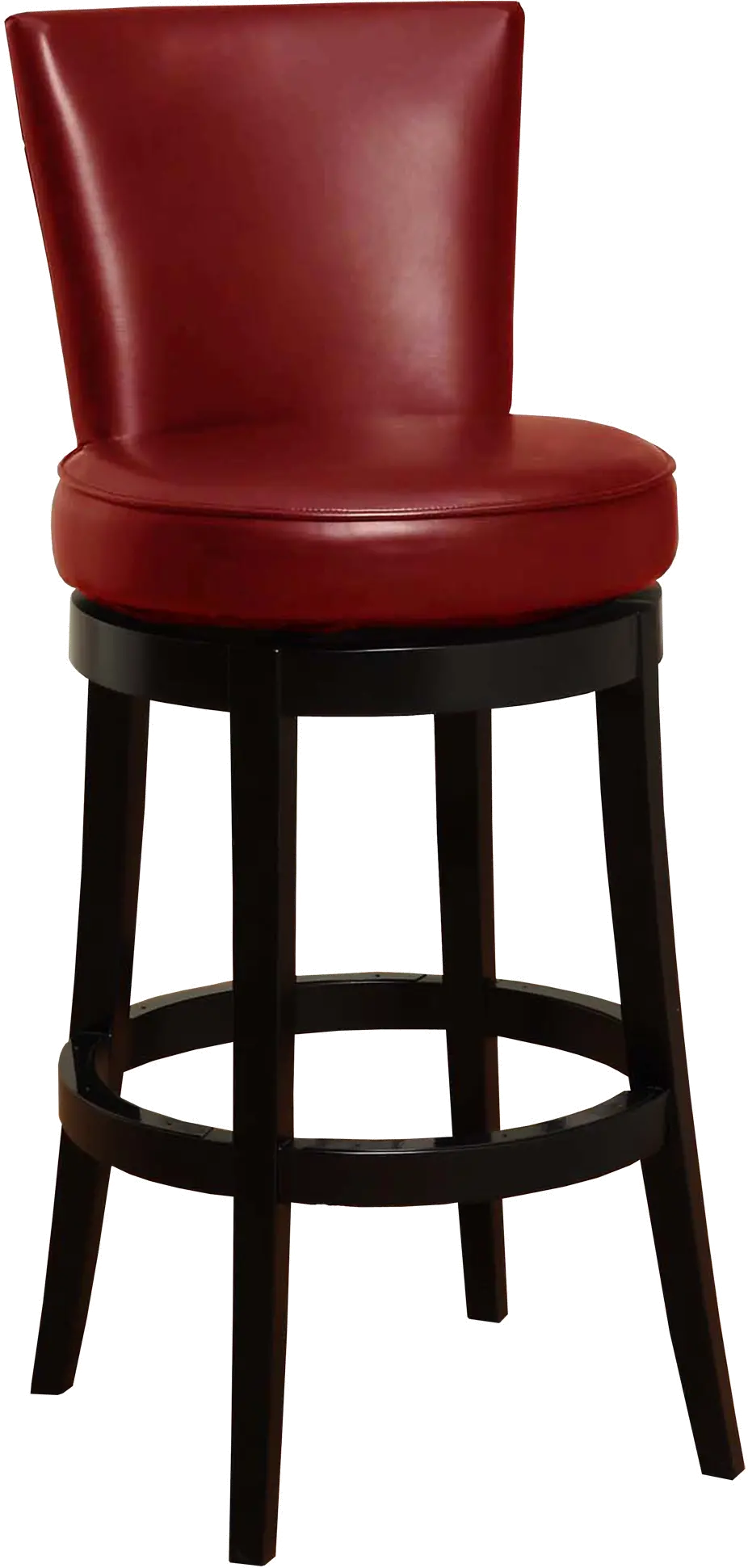 LC4044BARE26 Revere Red Swivel Counter Height Stool-1