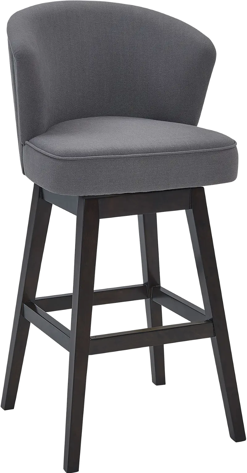 Brandy Gray Swivel Counter Height Stool