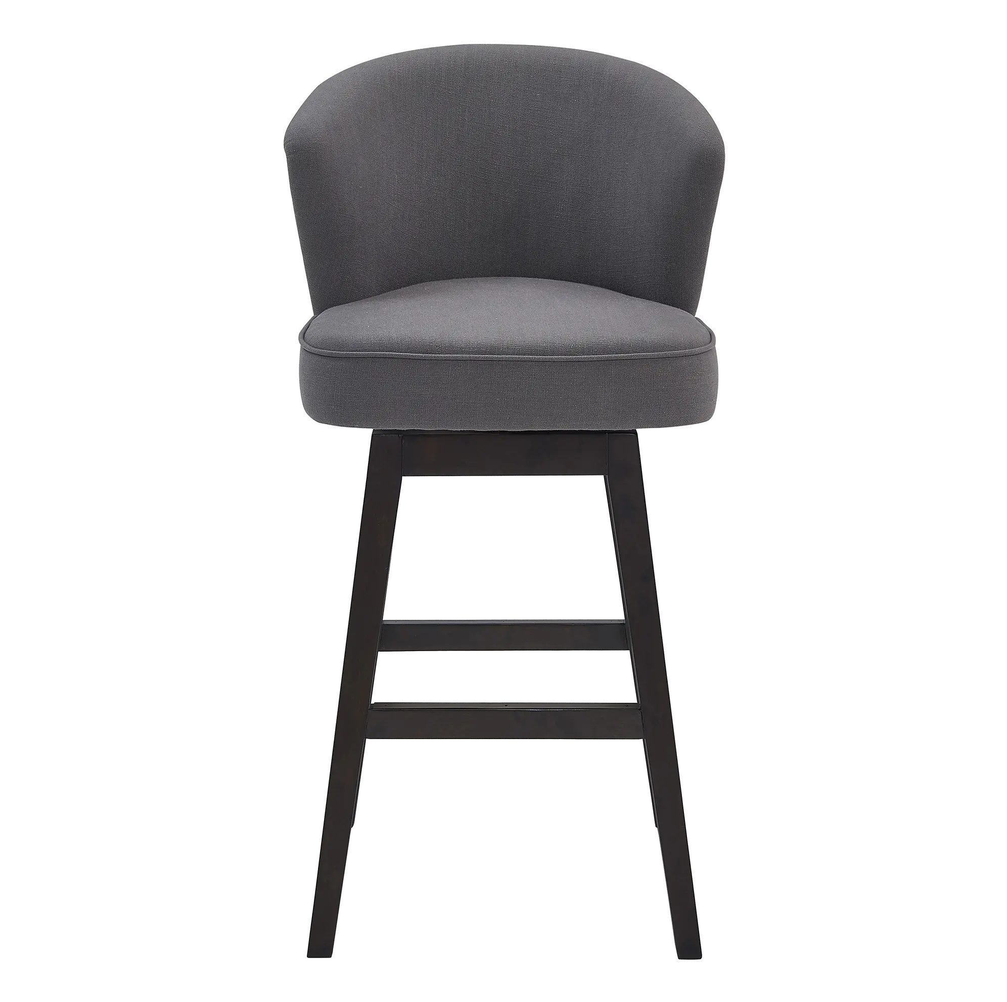 LCBDBAESGR26 Brandy Gray Swivel Counter Height Stool-2