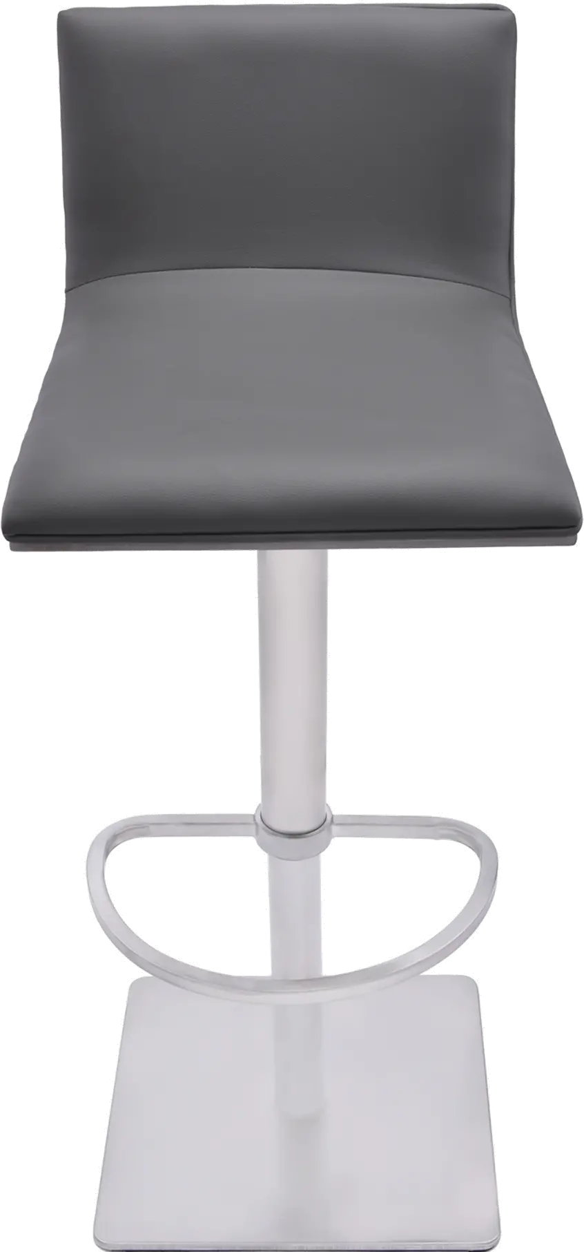 LCCRBAGRBS Crystal Swivel Dark Gray Adjustable Bar Stool-2