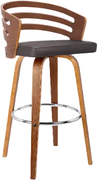 LCJYBABRWA30 Jayden Brown Swivel Bar Stool