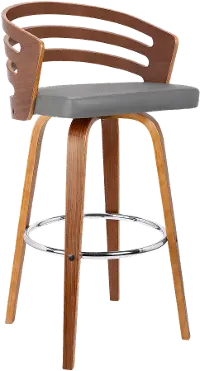 LCJYBAGRWA30 Jayden Gray Swivel Bar Stool