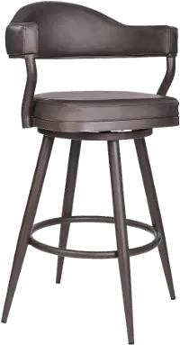 LCJTBABRBR26 Justin Brown Swivel Counter Height Stool