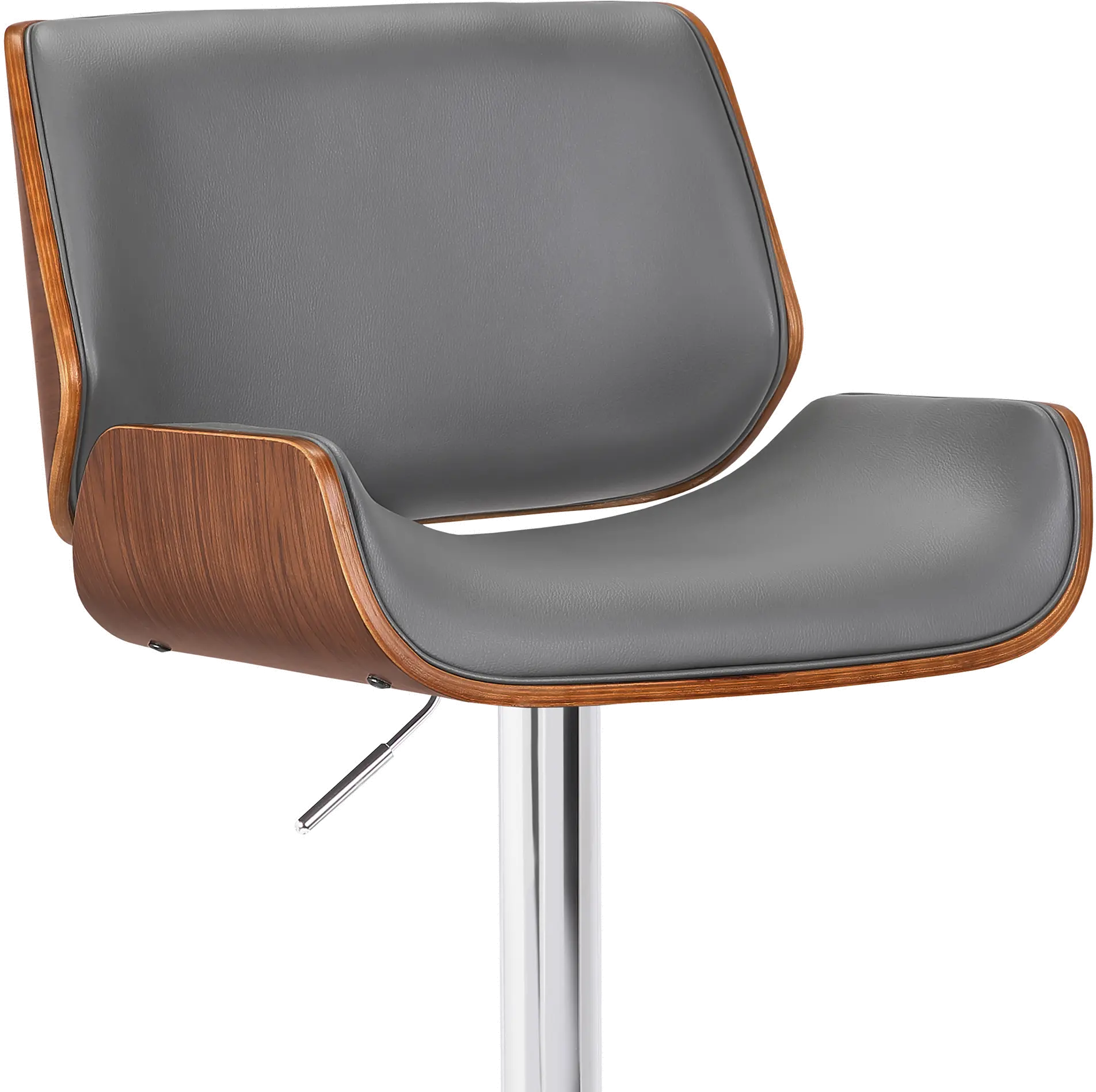 LCLOSWBAGRWA London Gray Swivel Adjustable Bar Stool-4