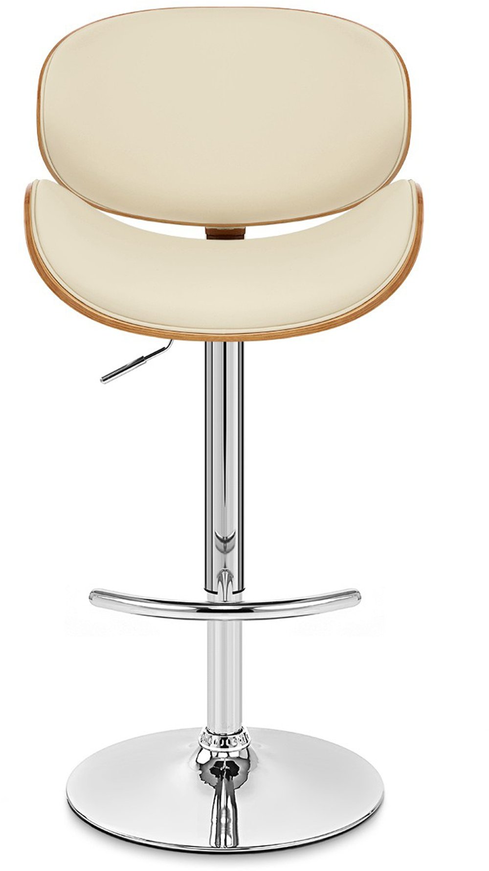 Naples Cream Adjustable Bar Stool