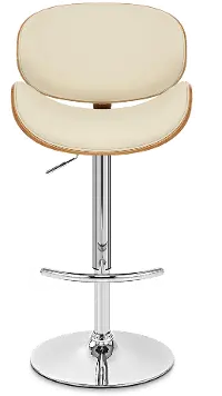 LCNABACRWA Naples Cream Adjustable Bar Stool