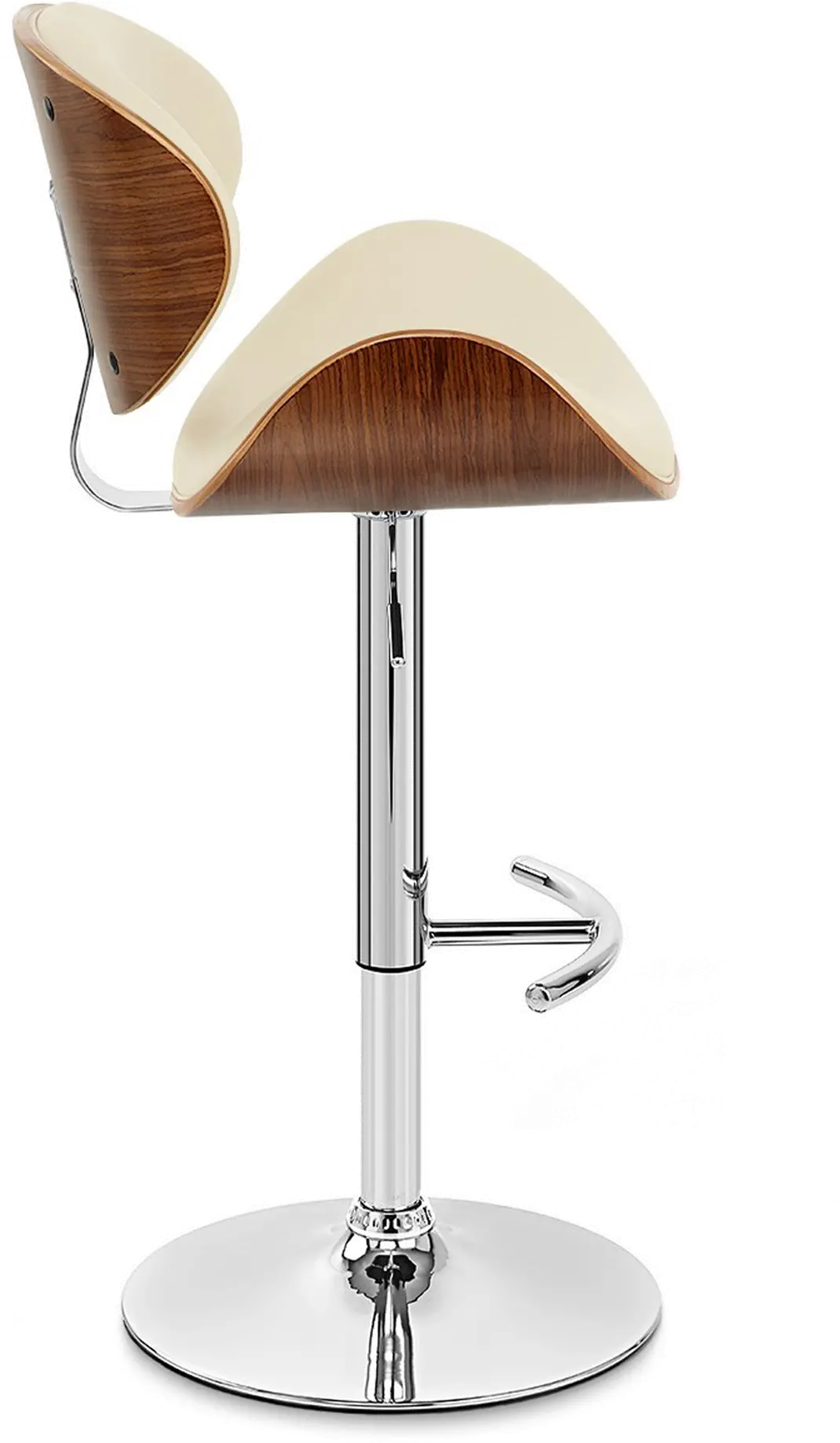 LCNABACRWA Naples Cream Adjustable Bar Stool-2