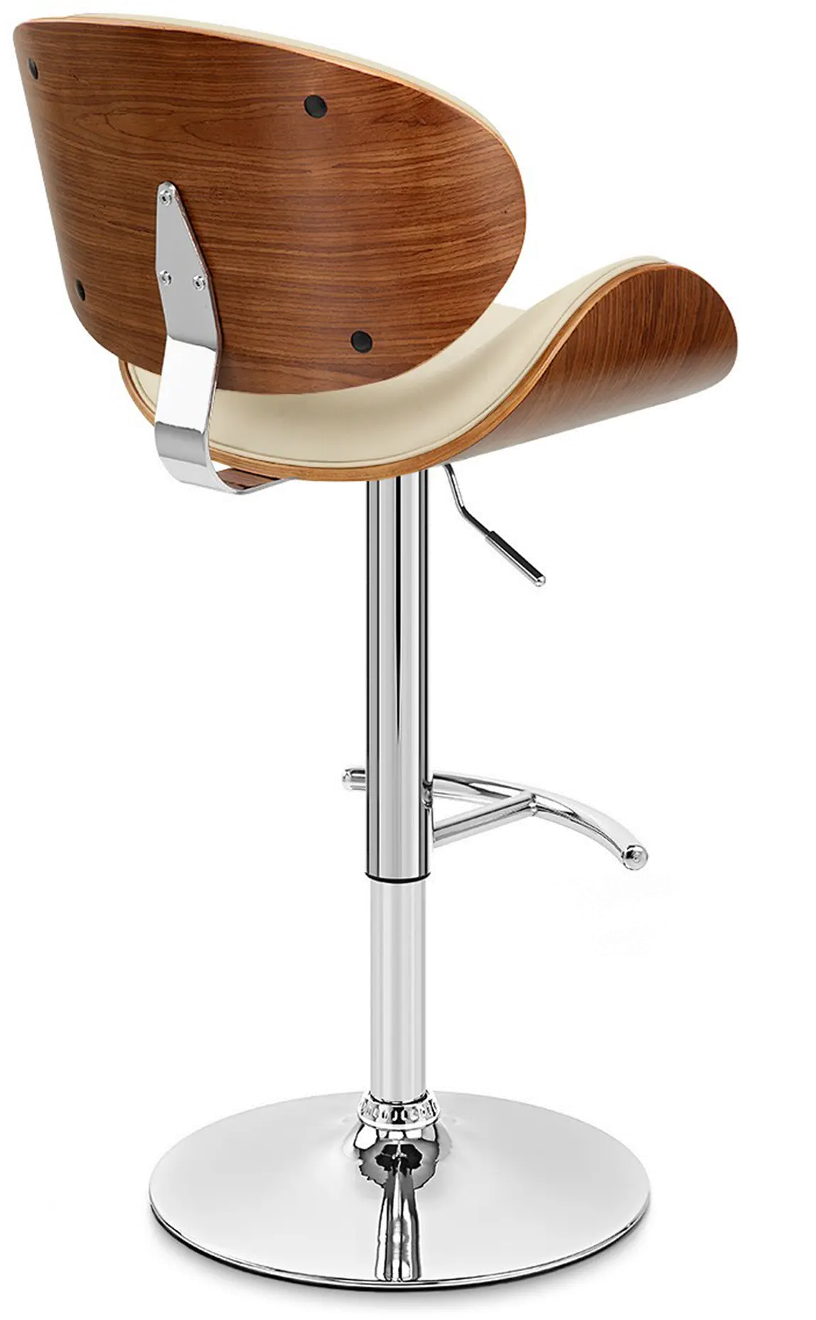 LCNABACRWA Naples Cream Adjustable Bar Stool-3