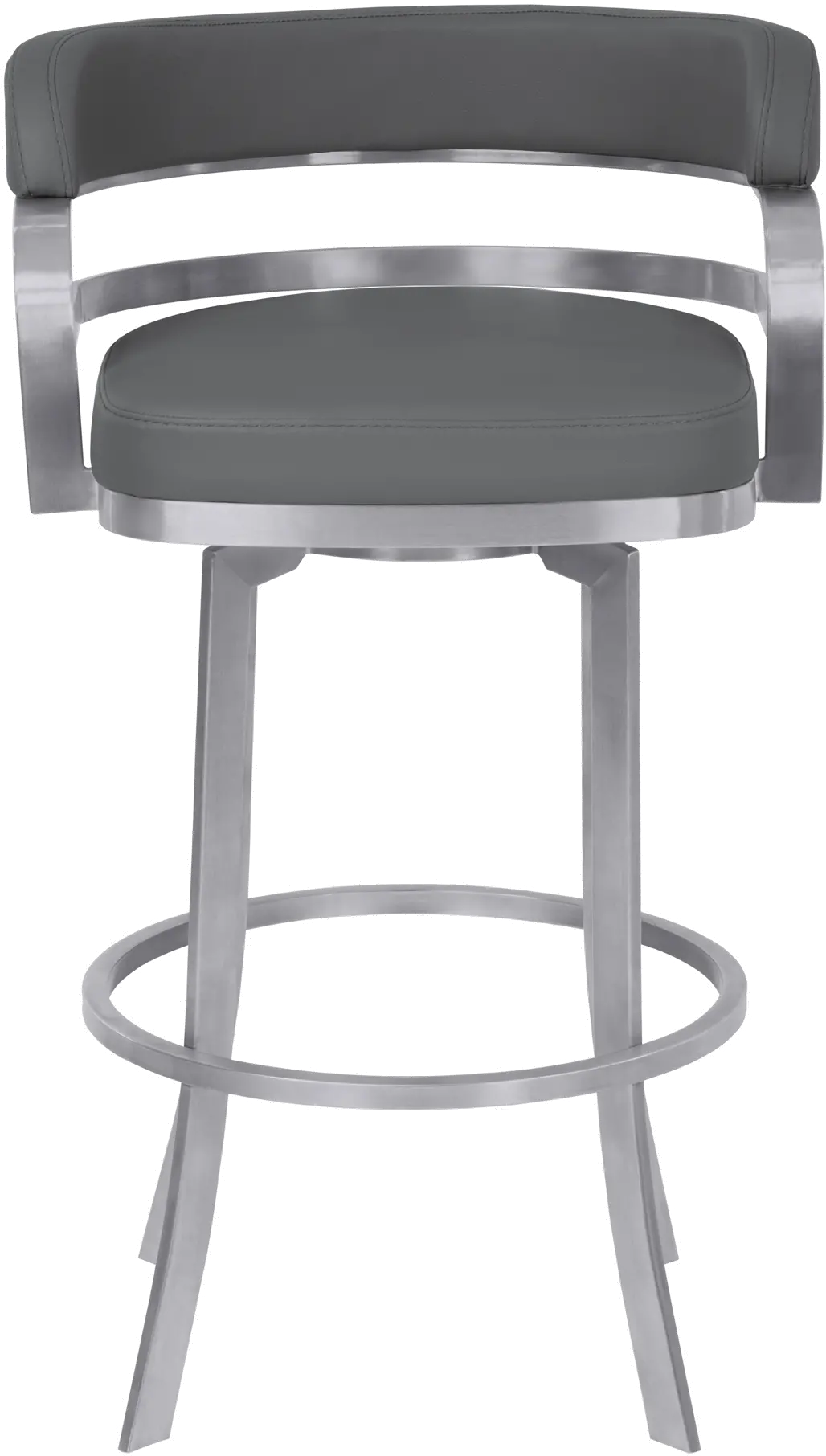 LCPRBAGRBS26 Prinz Gray Swivel Counter Height Stool-4