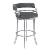LCPRBAGRBS30 Prinz Gray Swivel Bar Stool