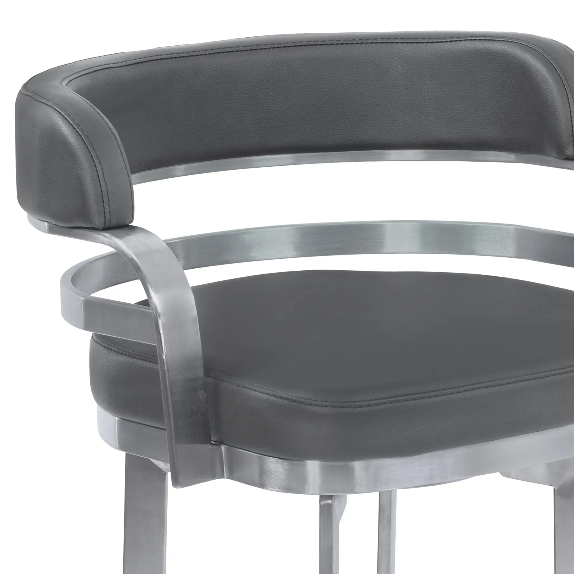 LCPRBAGRBS30 Prinz Gray Swivel Bar Stool-2