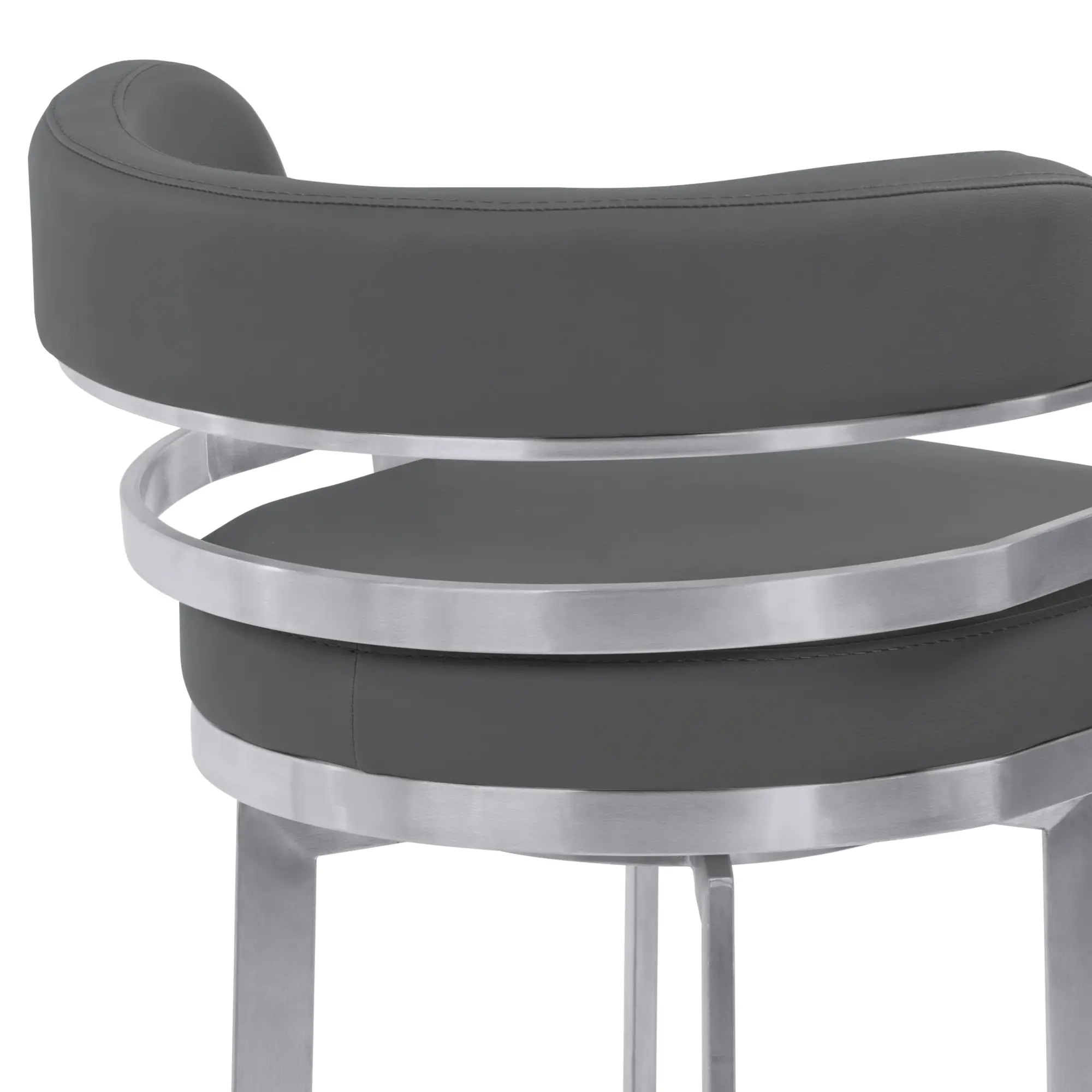 LCPRBAGRBS30 Prinz Gray Swivel Bar Stool-4