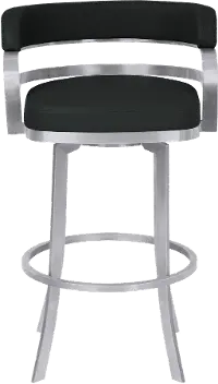 LCPRBABLBS30 Prinz Black Swivel Bar Stool