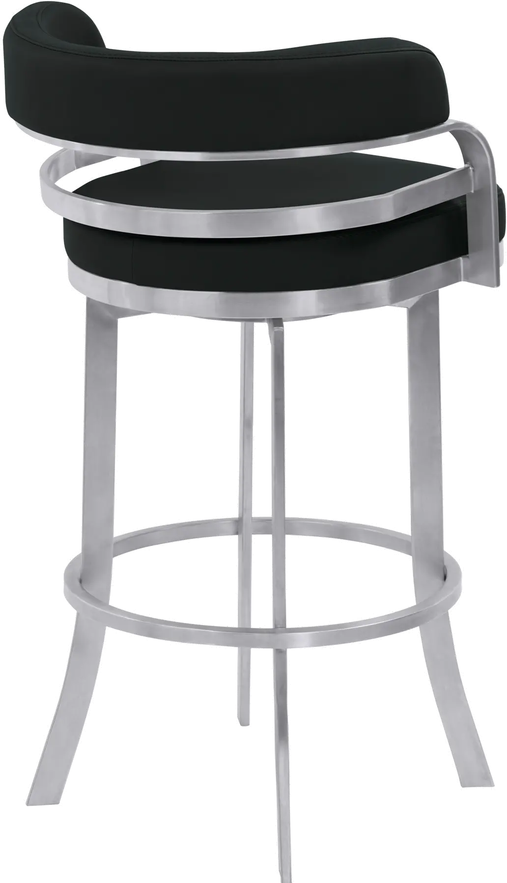 LCPRBABLBS30 Prinz Black Swivel Bar Stool-3