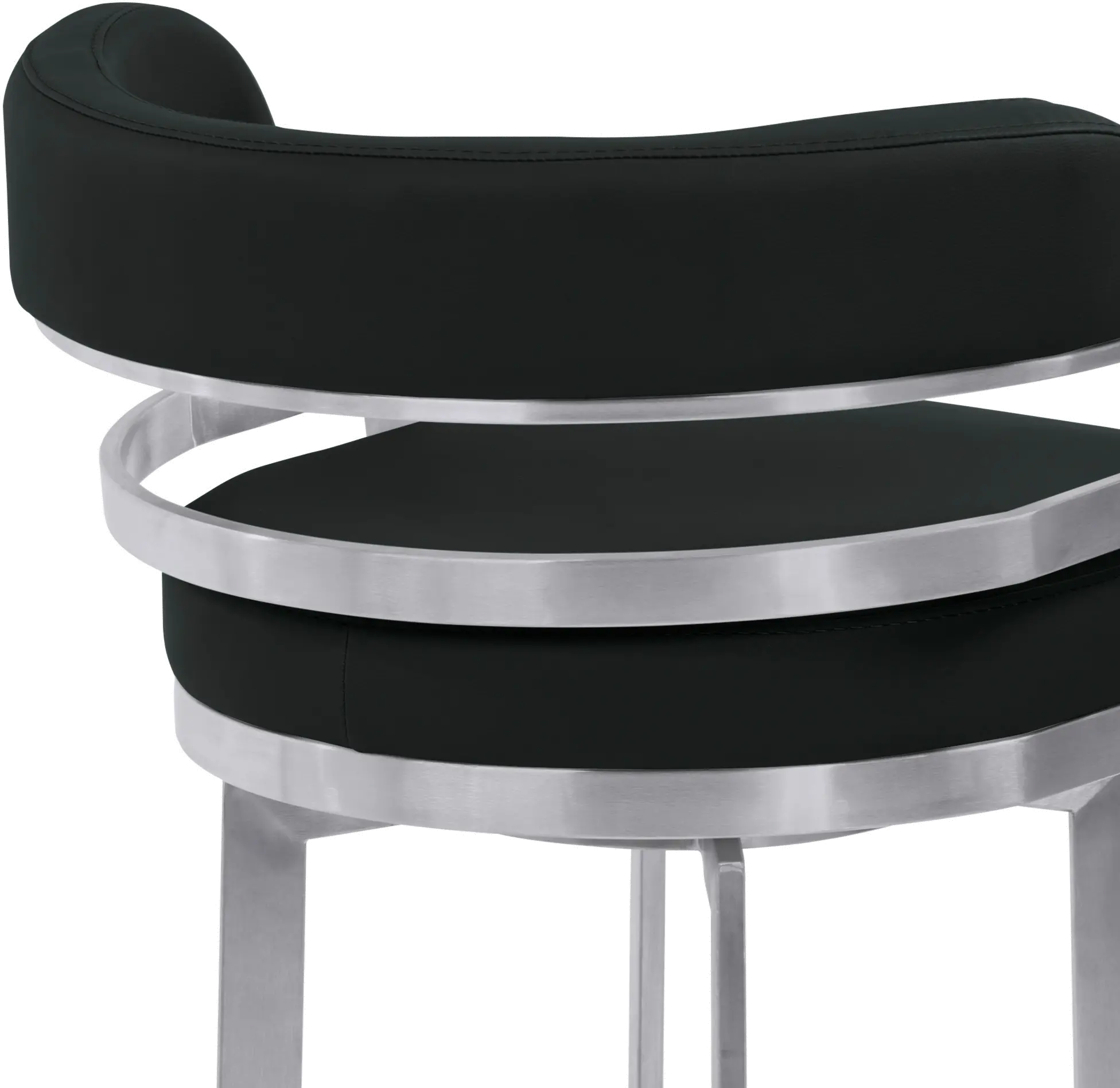 LCPRBABLBS30 Prinz Black Swivel Bar Stool-2
