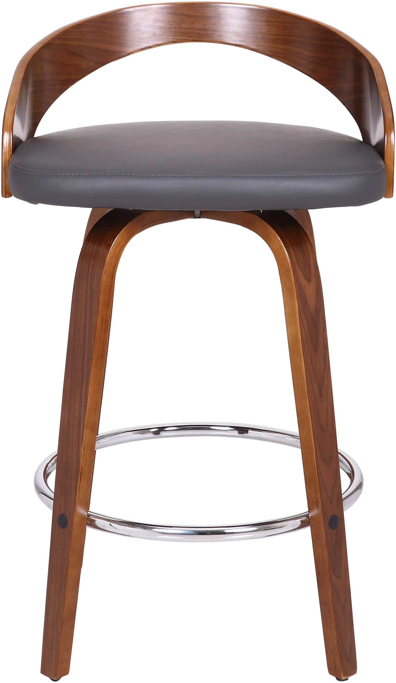 LCSOBAGRWA26 Sonia Gray Swivel Counter Height Stool-2