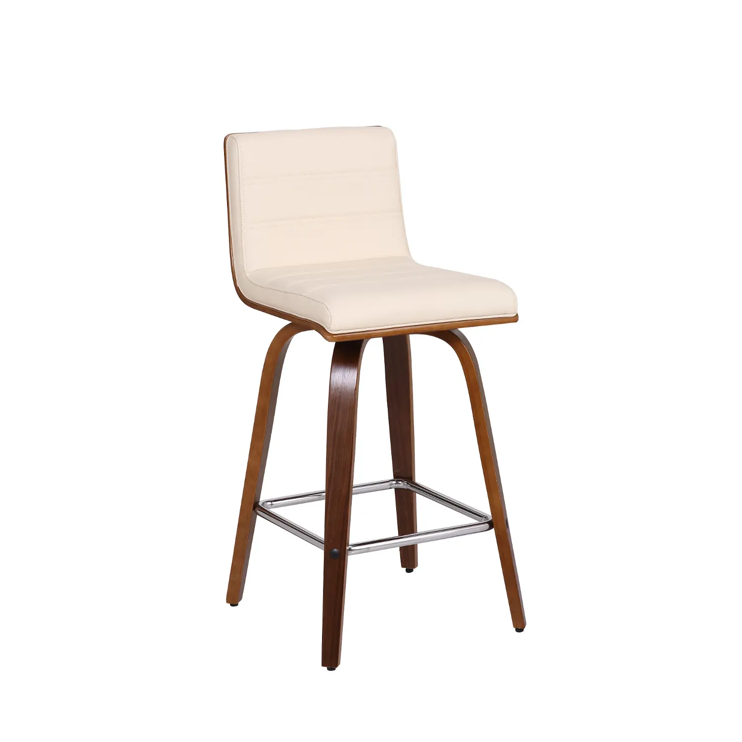 LCVIBACRWA26 Vienna Cream Swivel Counter Height Stool-1