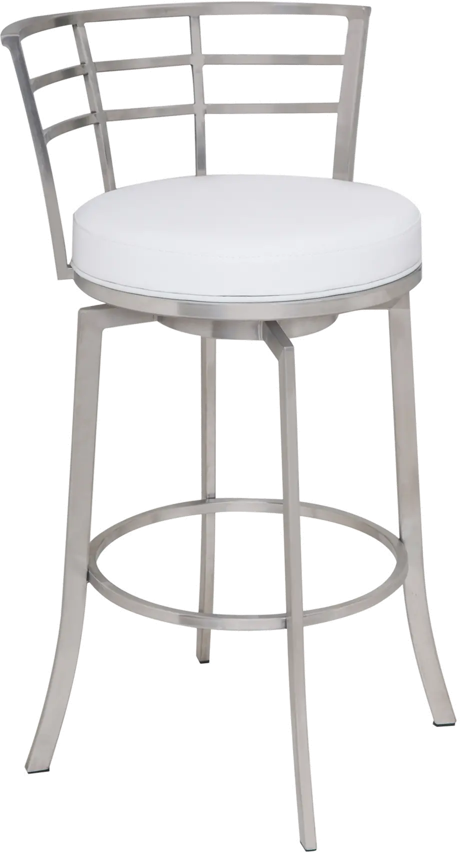 LCVI26BAWH Viper White Swivel Counter Height Stool-1