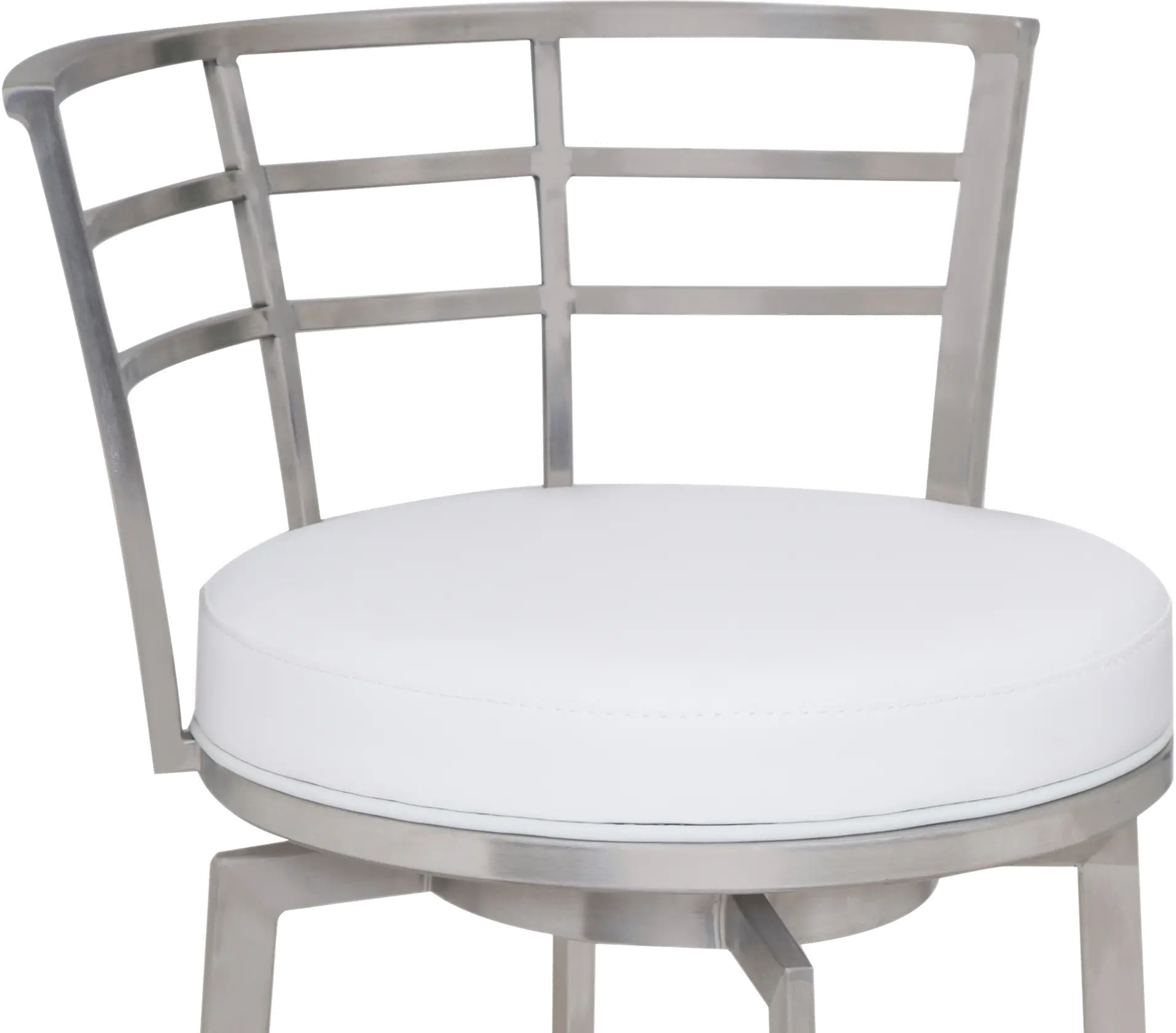 LCVI26BAWH Viper White Swivel Counter Height Stool-2