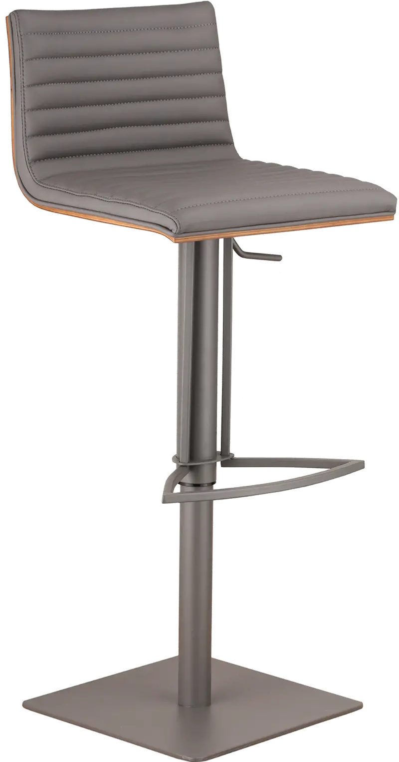 Café Gray Adjustable Height Bar Stool