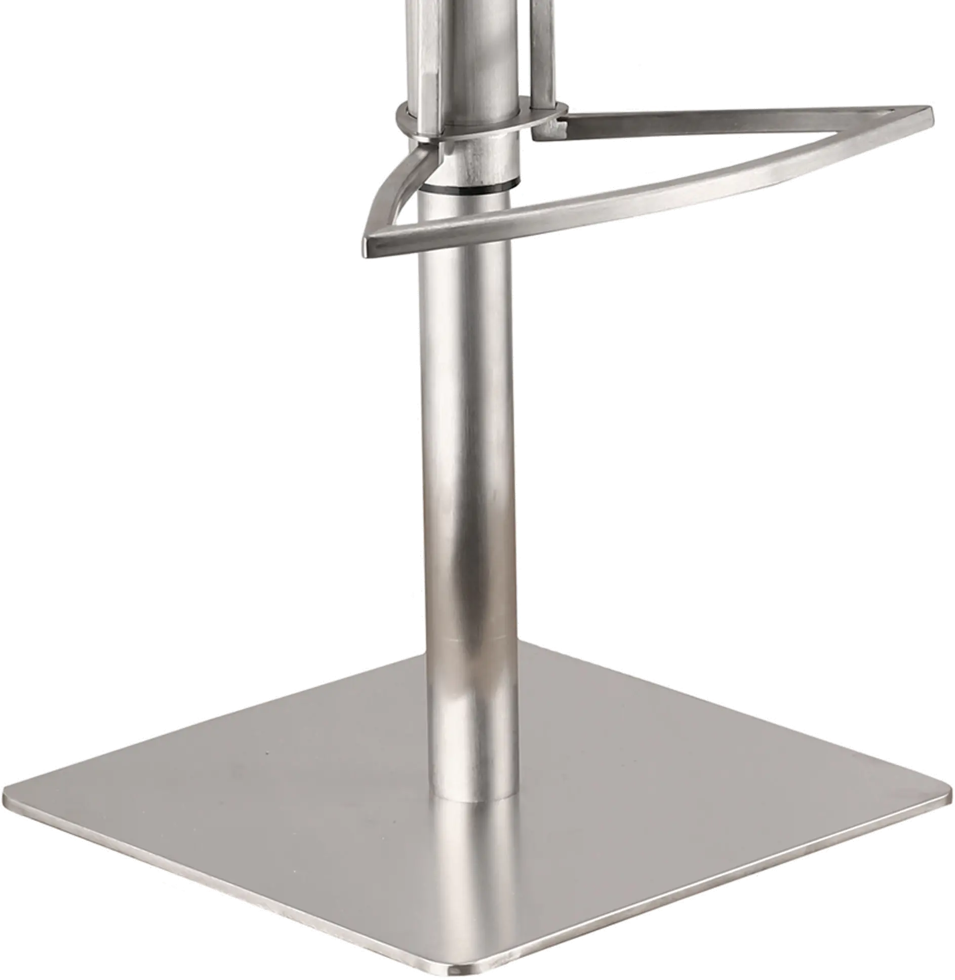 LCCASWBAWHB201 Café White and Chrome Adjustable Height Bar Stool-4