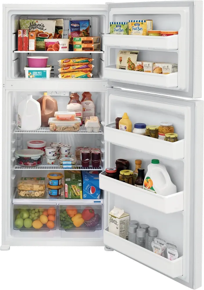 FFTR1814WW Frigidaire 18.3 cu. ft. Top Freezer Refrigerator - 30 Inch White-4