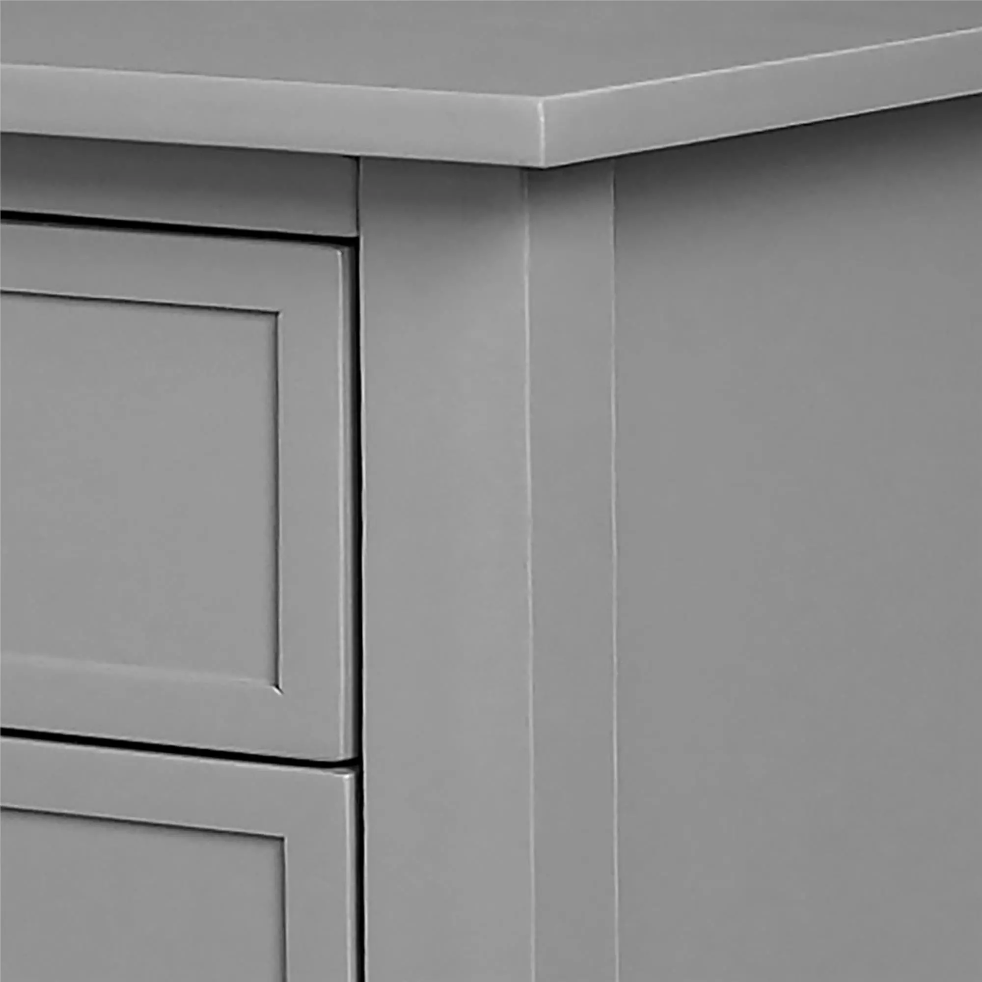 Franklin Gray Accent Table with 2 Drawers-4