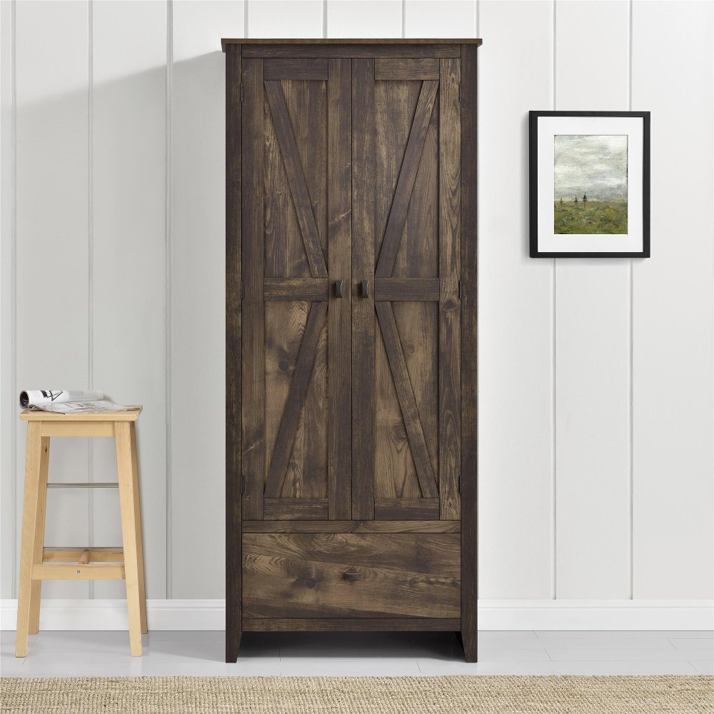 Farmington Brown 30" Wide Storage Cabinet