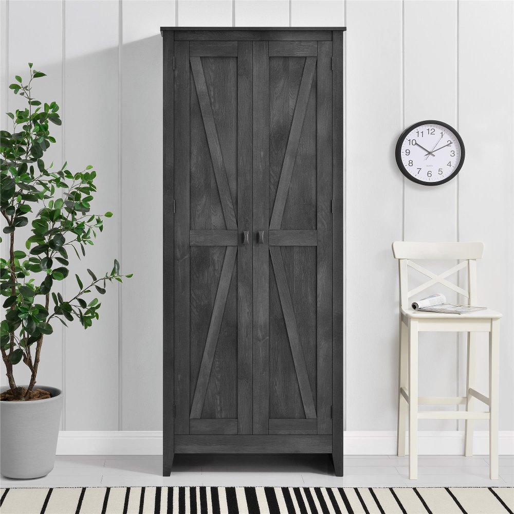 Farmington Gray 31.5" Wide Storage Cabinet