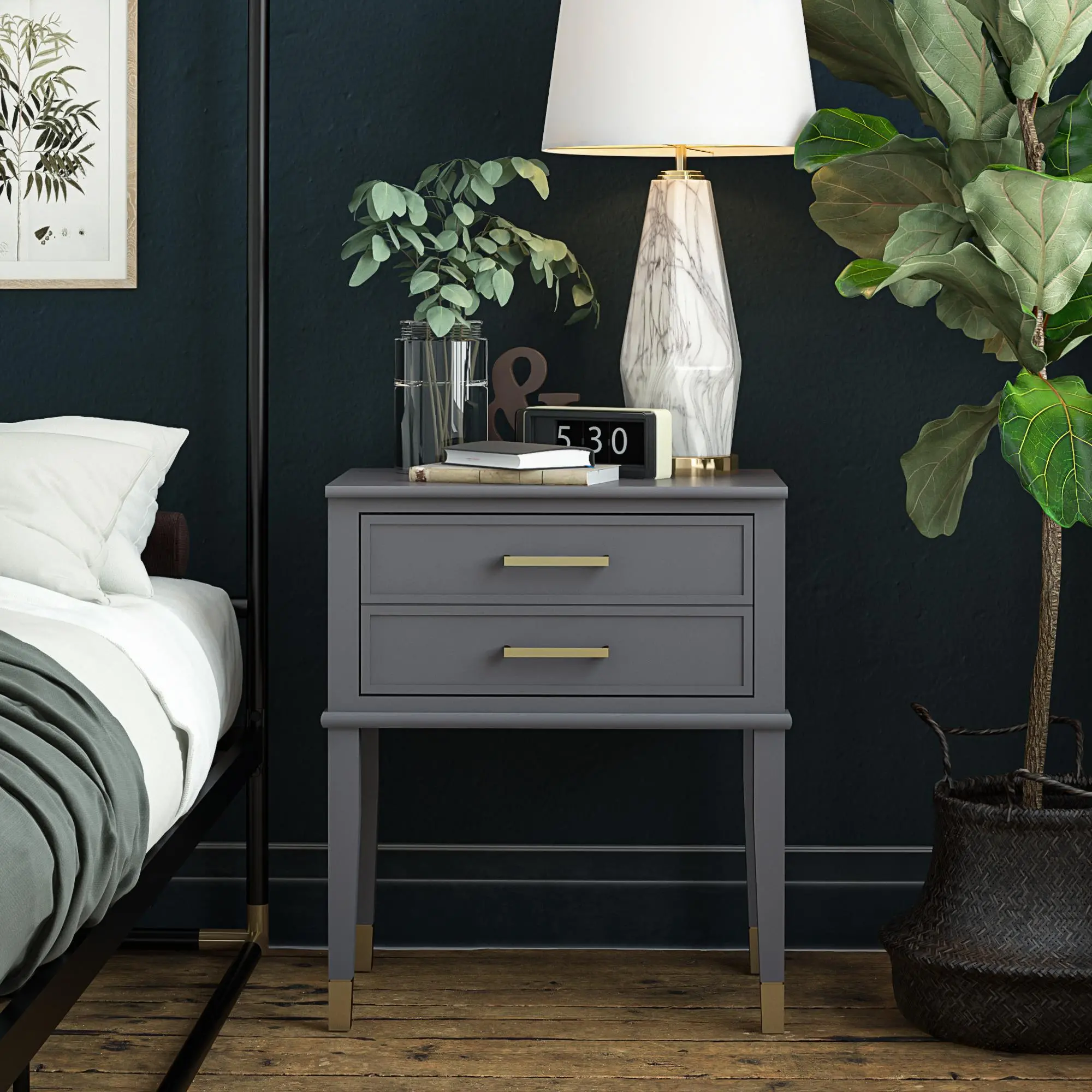 Westerleigh Gray End Table-2