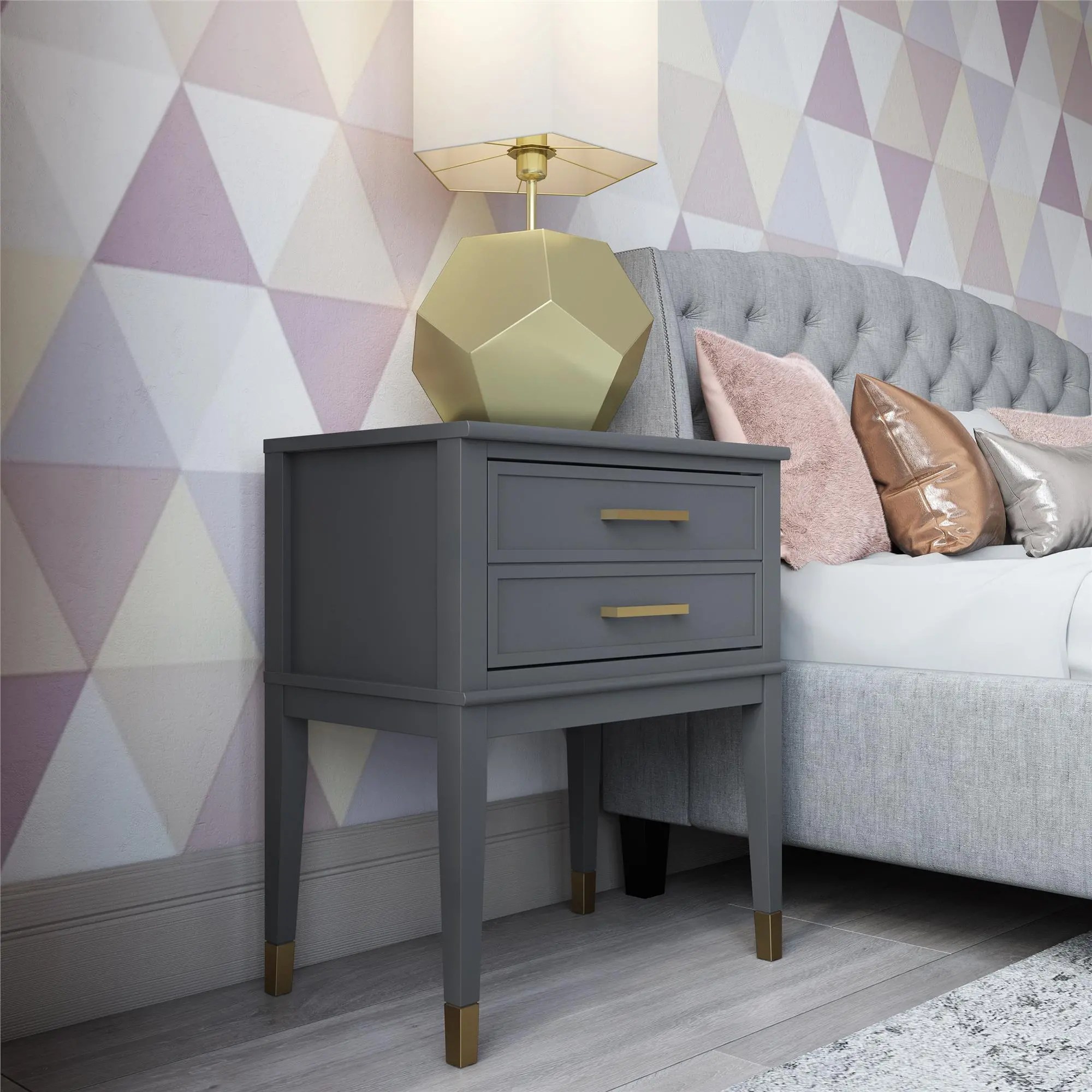 Westerleigh Gray End Table-3