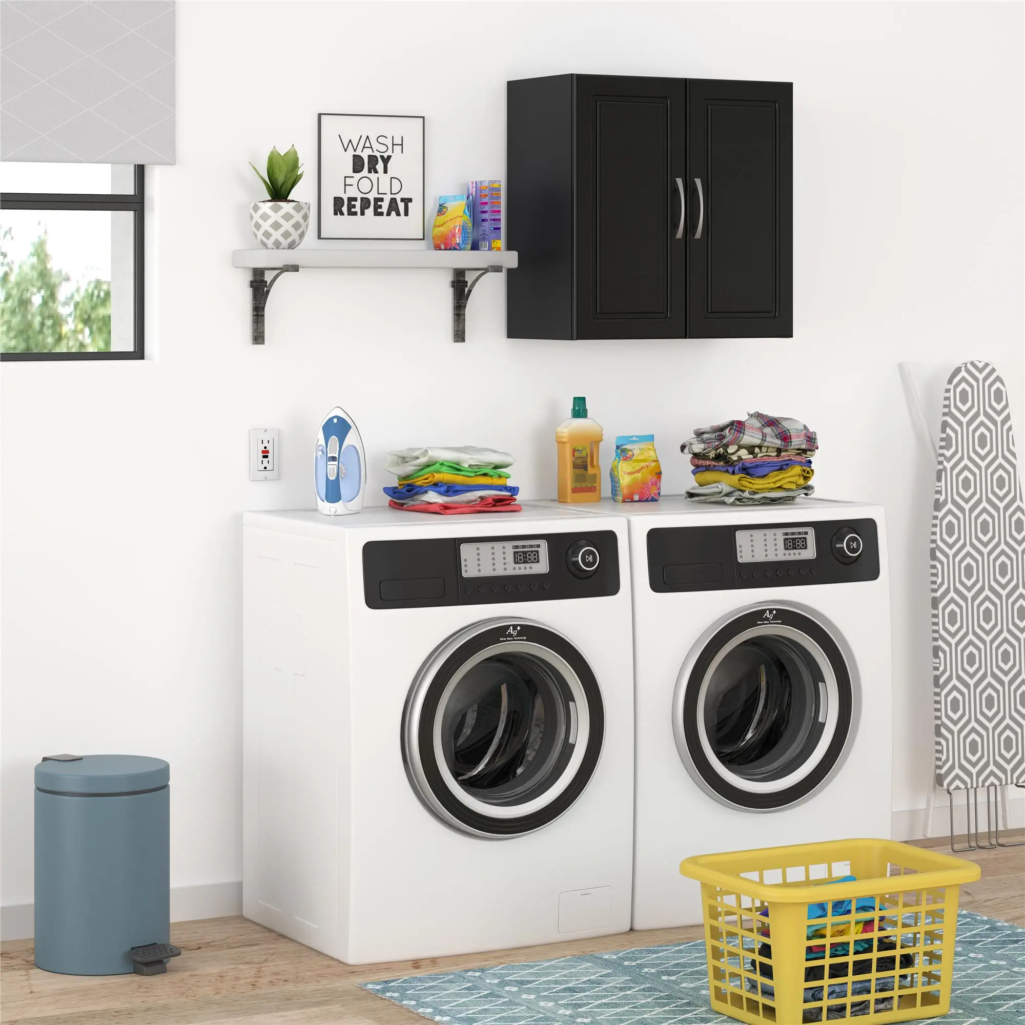 Kendall Black 24  Wall Cabinet-6