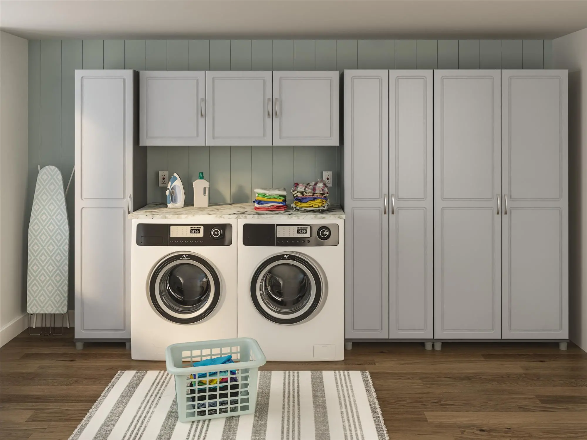 Kendall Gray 54  Wall Cabinet-3